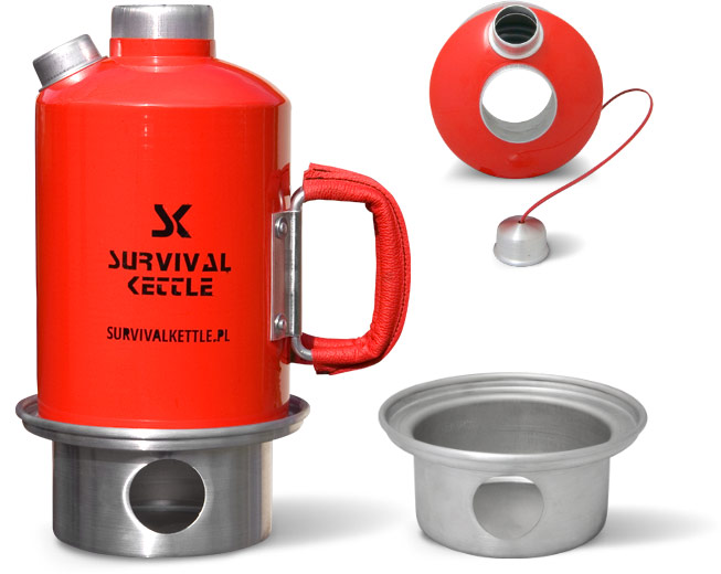 Survival Kettle red 2